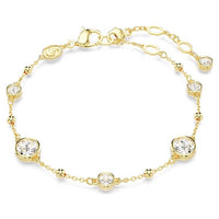 Imber Bracelet with Scattered Round-Cut White Crystal in Gold