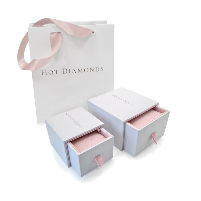 Silver Essence Heart Huggie Earrings