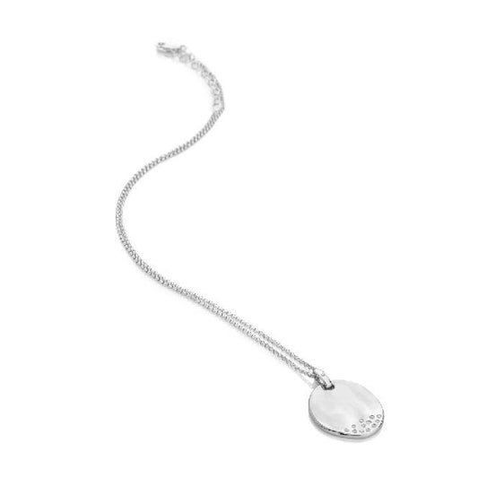 Silver Large Illuminate Pendant Necklace