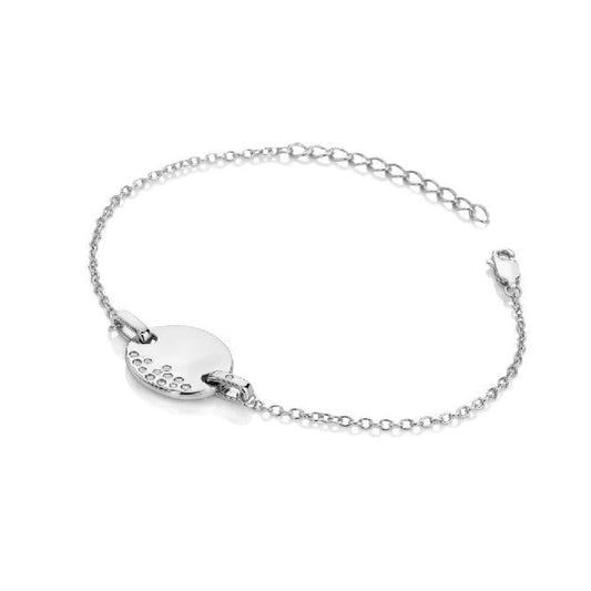 Silver Illuminate Adjustable Bracelet