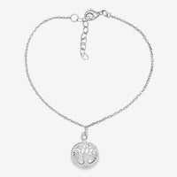 Silver Family Tree Bracelet