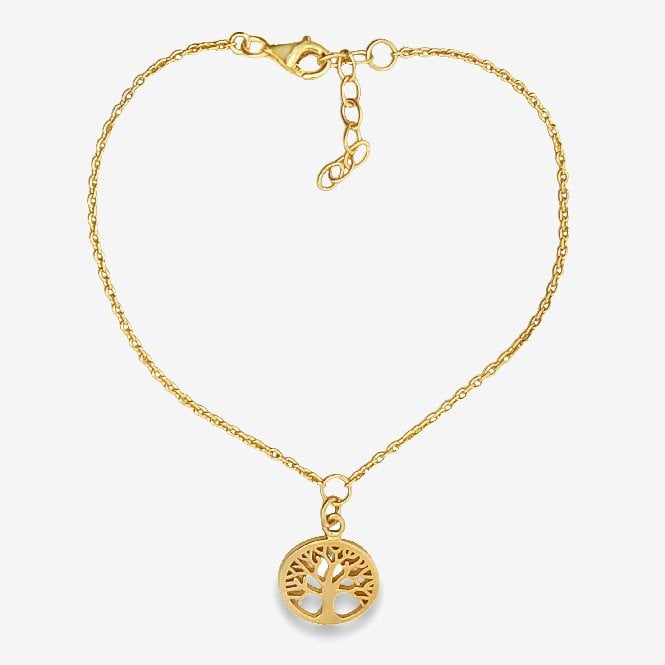 Gold Family Tree Bracelet