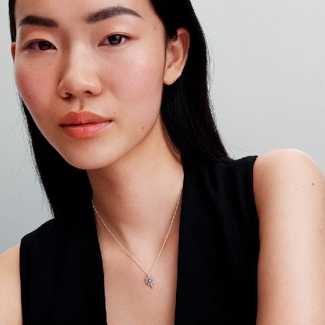 North Star Pendant Necklace, 45cm