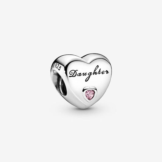 Daughter Heart Charms