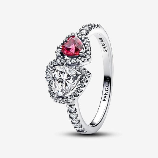Halo Hearts Ring, Size 54