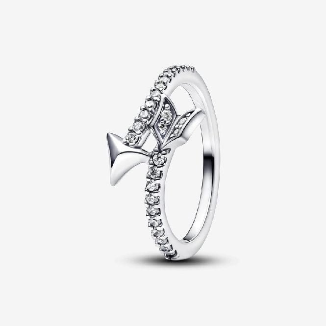 Sparkling Arrow Ring, Size 52
