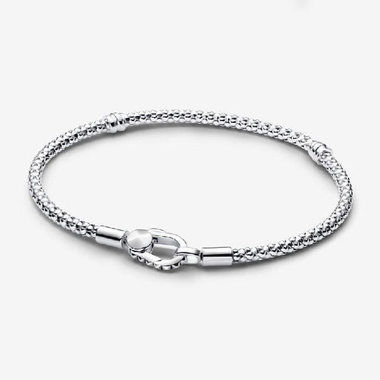 Studded Clasp & Chain Bracelet, 21cm