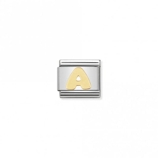 Classic Gold A Letter Charms