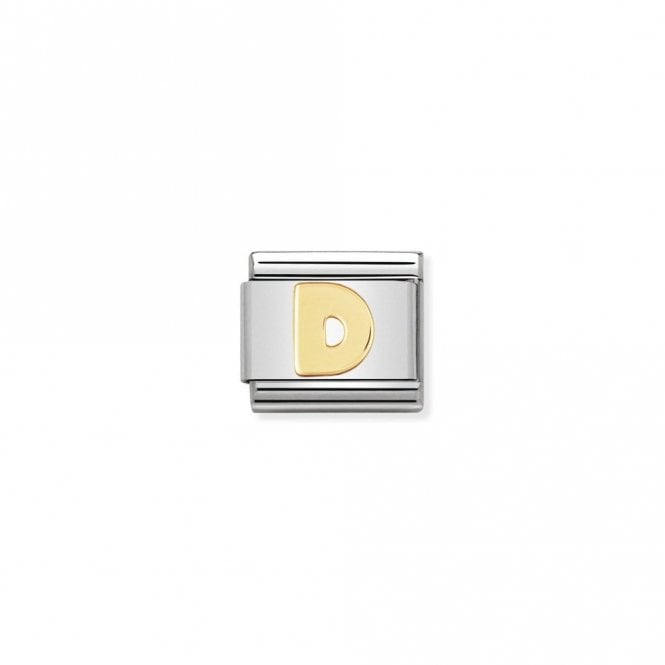Classic Gold D Letter Charms