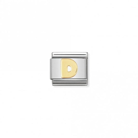 Classic Gold D Letter Charms