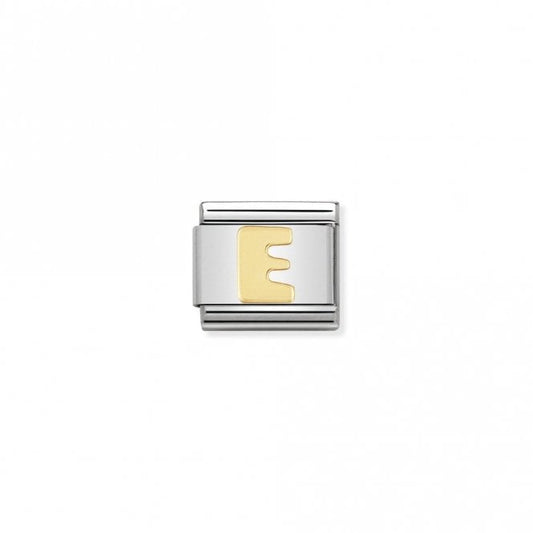 Classic Gold E Letter Charms