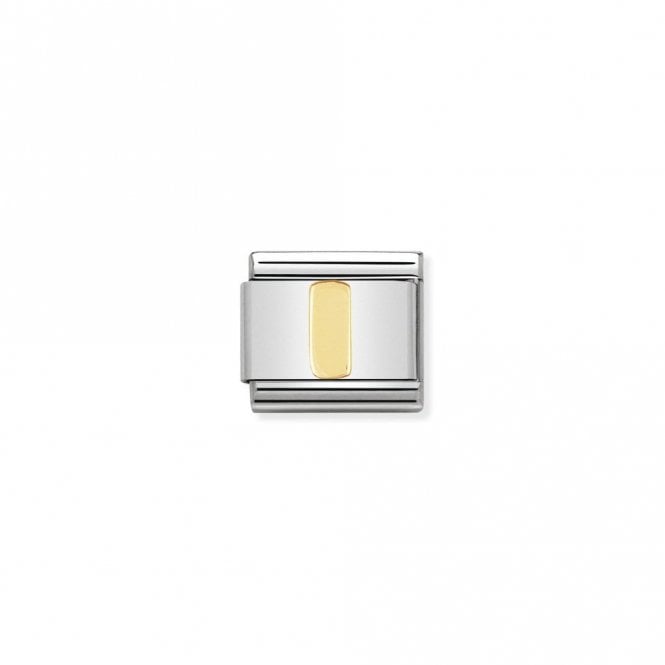 Classic Gold I Letter Charms