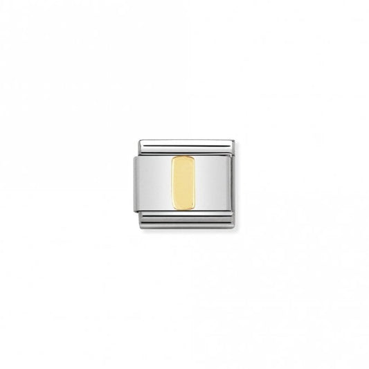 Classic Gold I Letter Charms