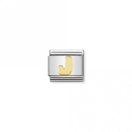 Classic Gold J Letter Charms