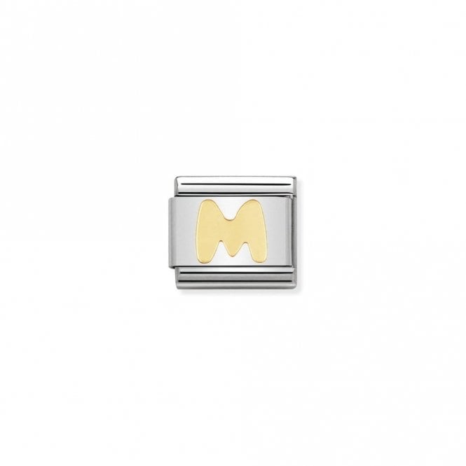 Classic Gold M Letter Charms