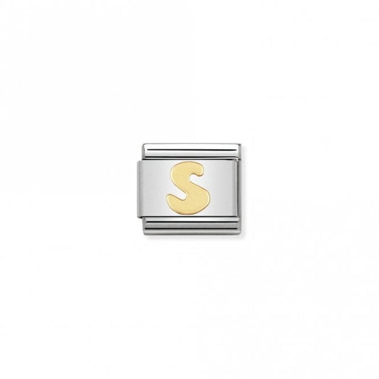 Classic Gold S Letter Charms