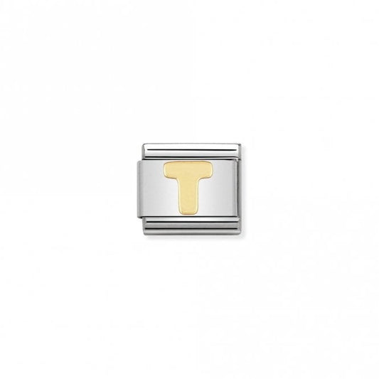 Classic Gold T Letter Charms