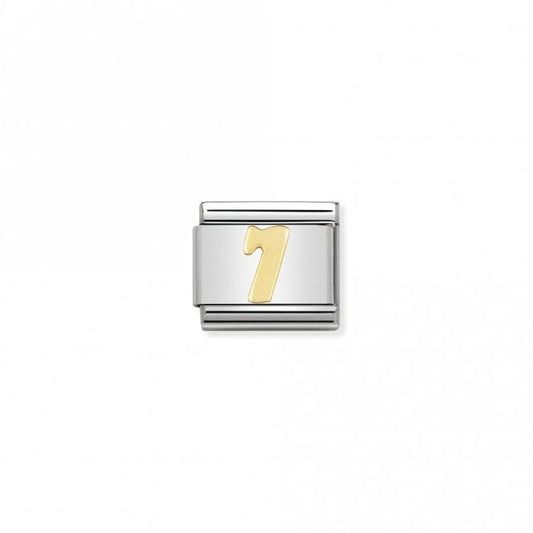 Nomination Classic Gold 7 Number Charm