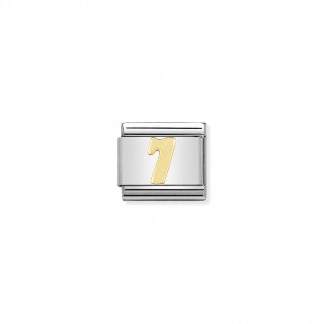 Classic Gold 7 Number Charms