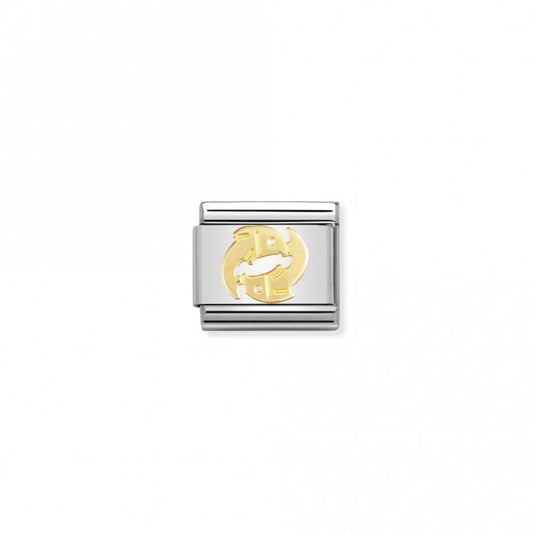 Classic Gold Pisces Zodiac Charms