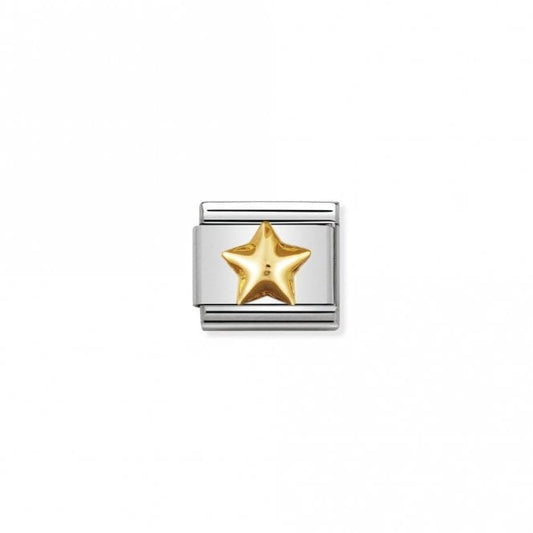 Classic Gold Raised Star Fairytale & Fantasy Charms