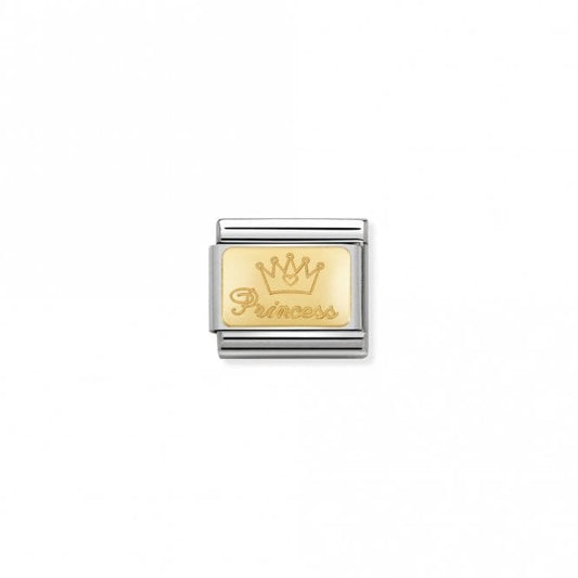 Nomination Classic Gold Princess Fairytale & Fantasy Charm