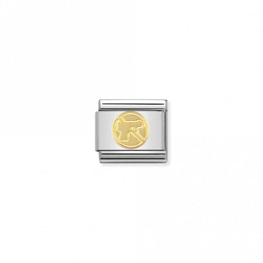 Classic Gold No War Peace Charms