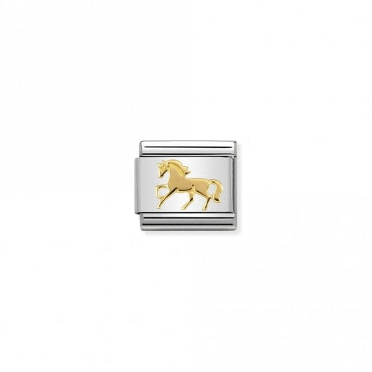 Classic Gold Galloping Horse Animal Charms