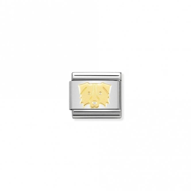 Classic Gold Border Collie Animal Charms
