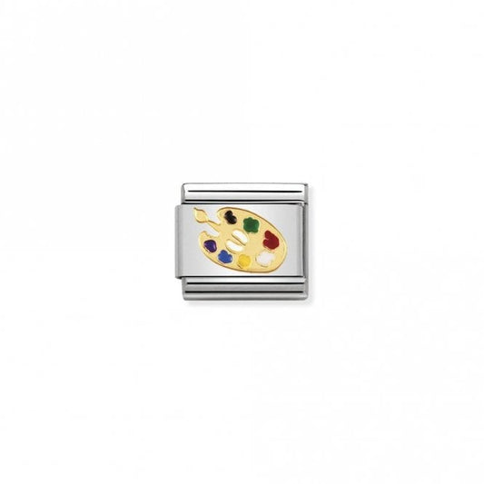 Classic Gold Artist's Palette Fashion & Fun Charms