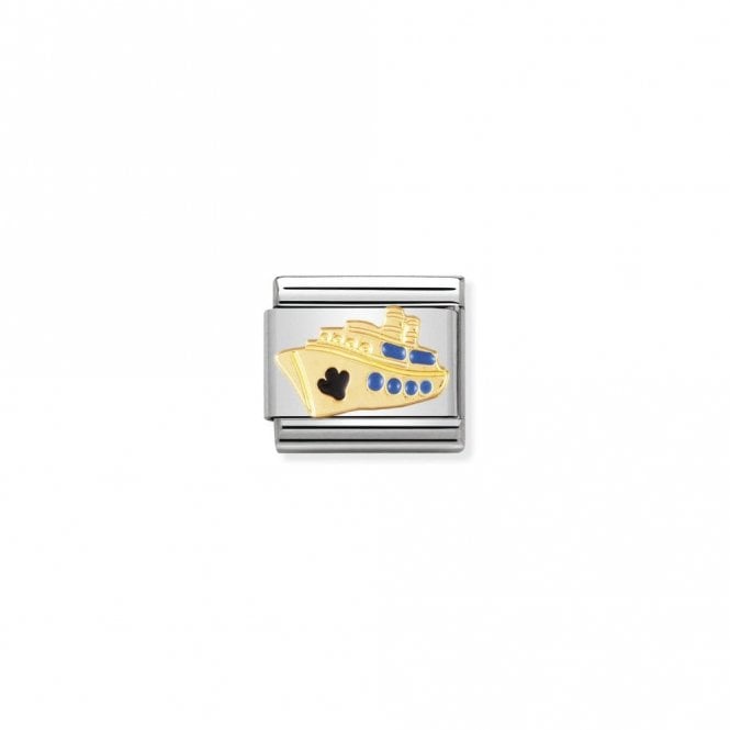 Classic Gold Cruise Ship Travel Charms