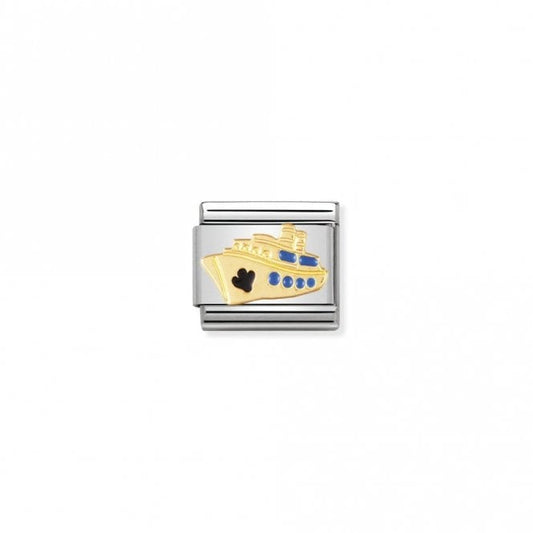 Classic Gold Cruise Ship Travel Charms