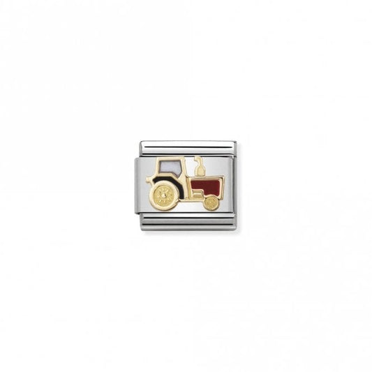 Classic Gold Tractor Travel Charms
