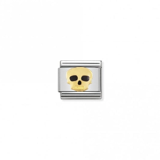 Nomination Classic Gold Skull Fairytale & Fantasy Charm