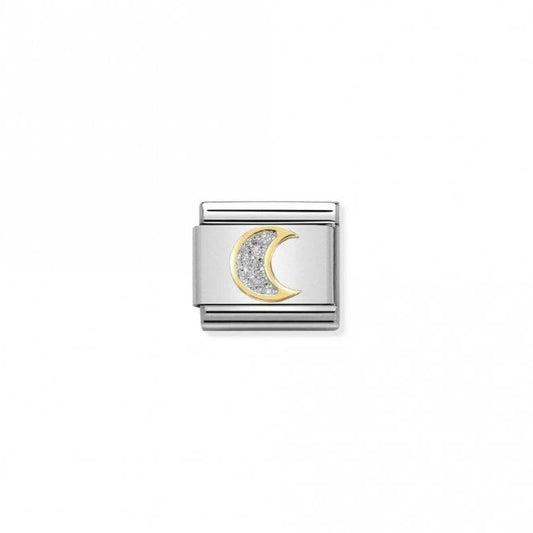 Classic Gold Silver Glitter Moon Fairytale & Fantasy Charms