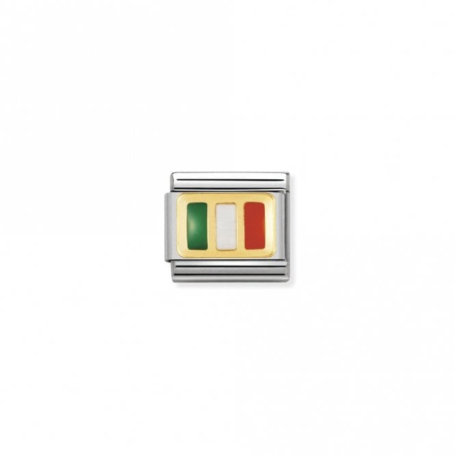 Classic Gold Flag of Ireland Travel Charms