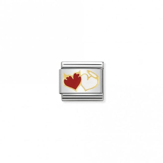 Classic Gold Heart Angels and Devils Love & Hearts Charms