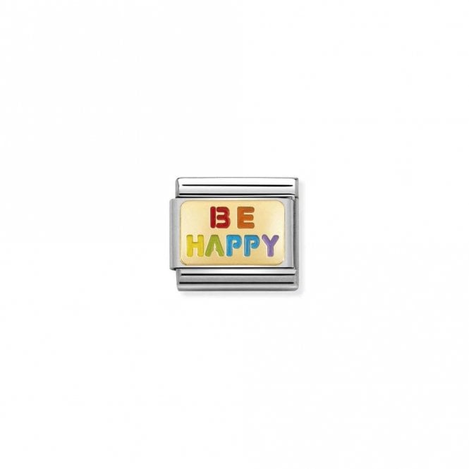 Classic Gold Be Happy Rainbow Friends & Family Charms