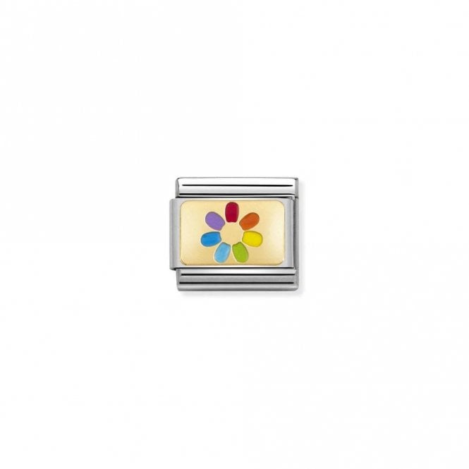 Classic Gold (Rainbow Flower) Flowers & Nature Charms