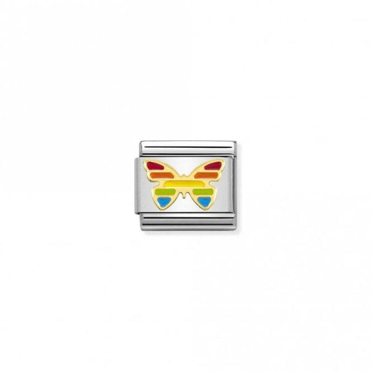 Classic Gold Rainbow Butterfly Fairytale & Fantasy Charms