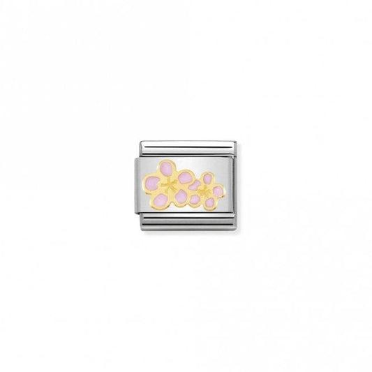 Classic Gold Peach Flowers Flowers & Nature Charms