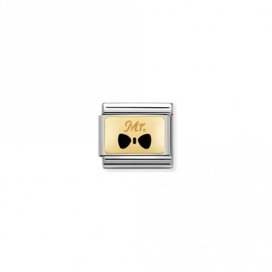 Classic Gold Bow Tie Mr Wedding & Anniversary Charms