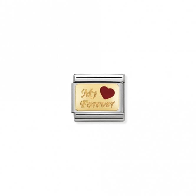 Classic Gold My Forever Love & Hearts Charms
