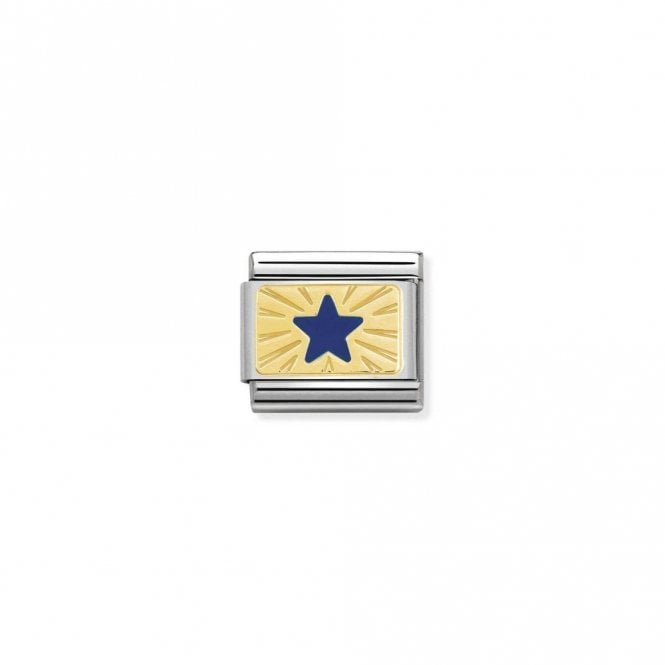 Classic Gold Star Blue Fairytale & Fantasy Charms