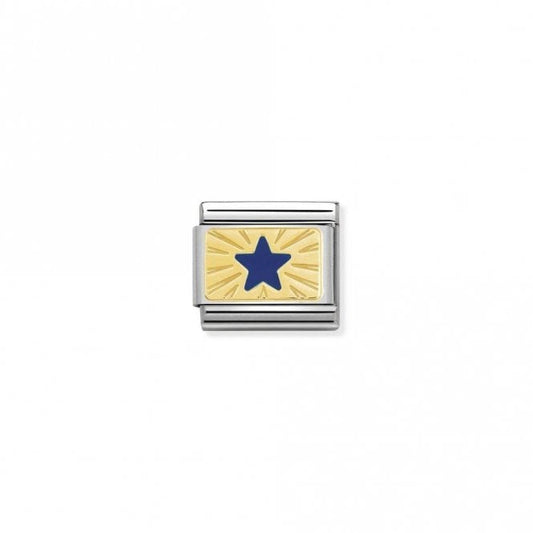 Classic Gold Star Blue Fairytale & Fantasy Charms