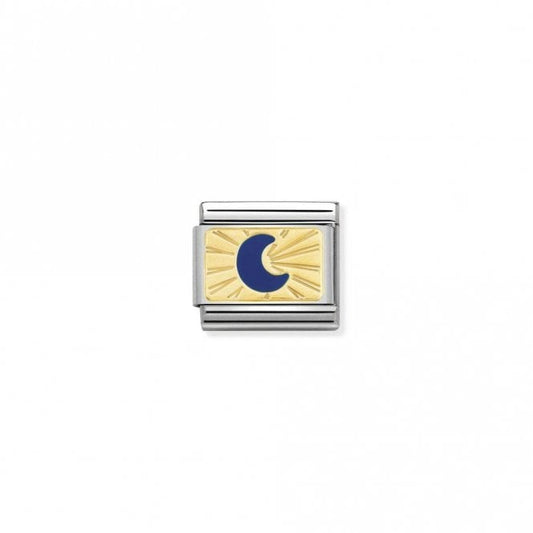 Classic Gold Moon Blue Fairytale & Fantasy Charms