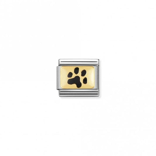 Classic Gold Paw Print Animal Charms