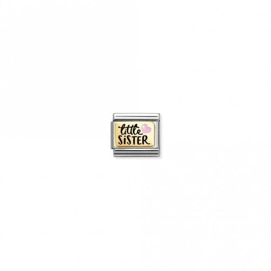 Classic Gold and Enamel Little Sister Friends & Family Charms