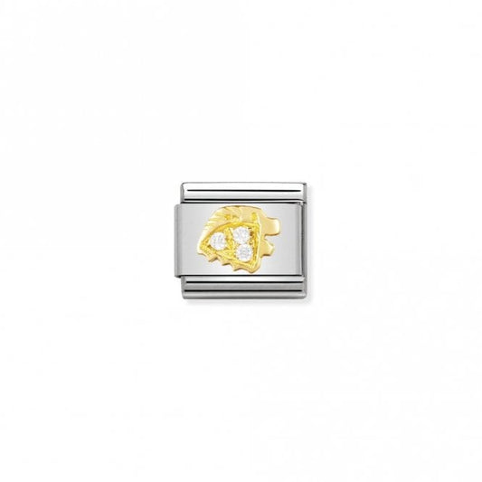 Nomination Classic Gold CZ Leo Zodiac Charm