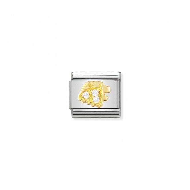 Classic Gold CZ Leo Zodiac Charms
